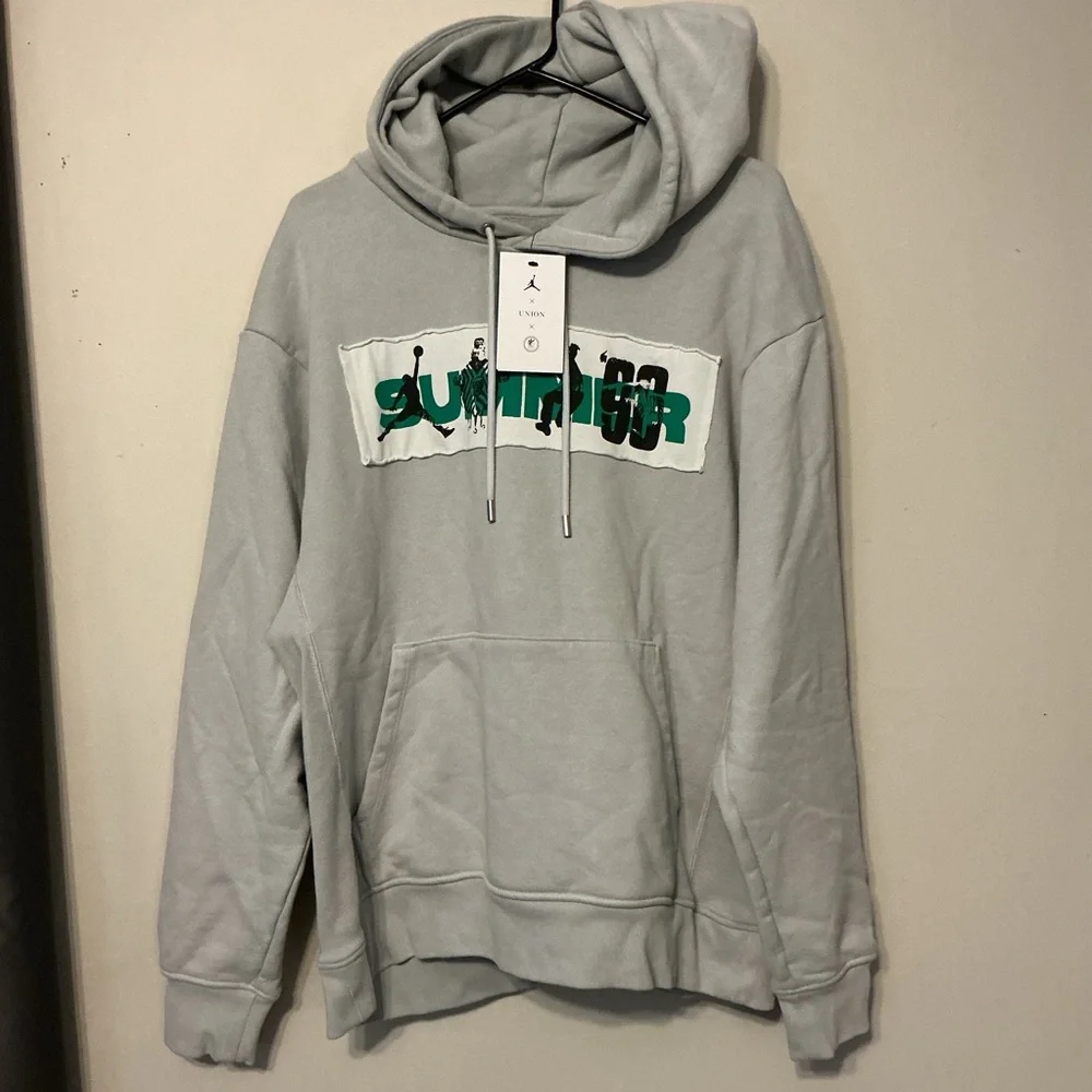 Jordan X Union Gray Hoodie
